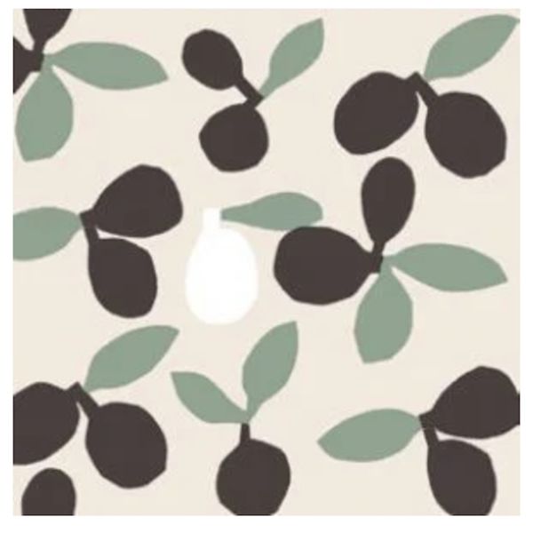 Marimekko Omppo Black Green - lunsj