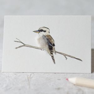 Hovedbilde Lite kort &acute;Kookaburra&acute; 9*6 cm