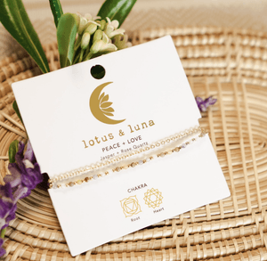 Hovedbilde Armb&aring;nd Peace + Love 2mm - lagvis gull