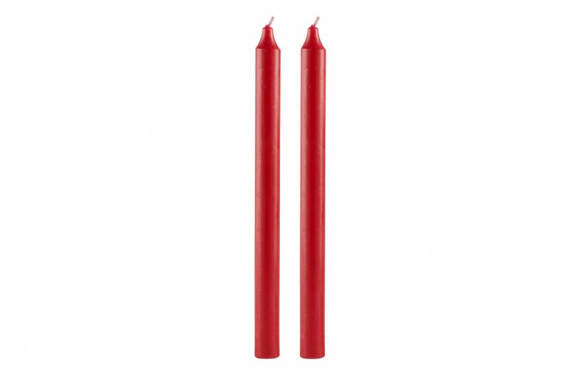 Ett kronelys rød 29cm