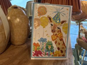 Hovedbilde Kort -  Giraffe birthday 