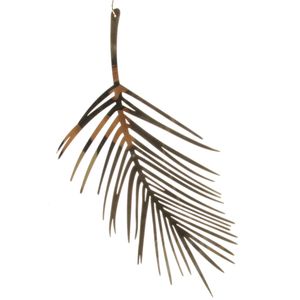 Hovedbilde Palmeblad i gullfarget metall 30cm