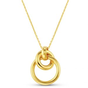 Hovedbilde Orelia smykke Interlocking open circle smykke - ...