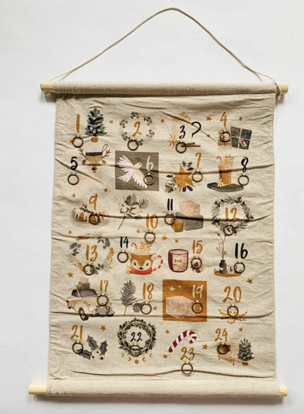 Julekalender 45x70cm