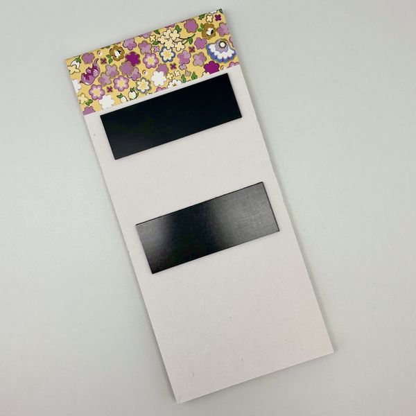 Magnetisk handleliste gul og lilla – Cath Kidston 