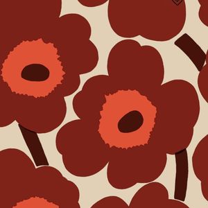 Hovedbilde Marimekko Unikko Red Cream - middag