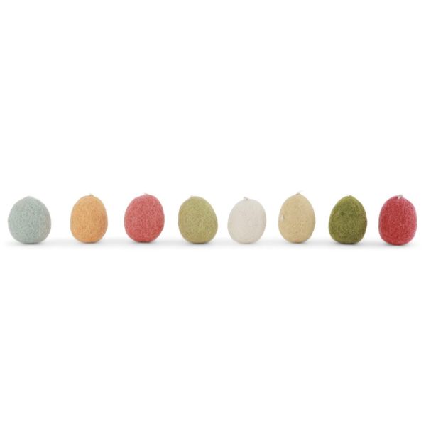 Ullegg mini - friske farger 8 stk 2cm