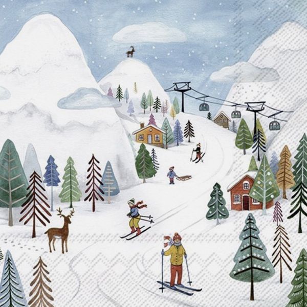 Servietter Winter Joy - lunsj