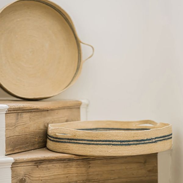 Fat - Harbour stripe Seagrass - 50cm navy