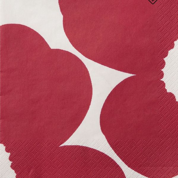 Marimekko Iso Unikko Burgundy - lunsj