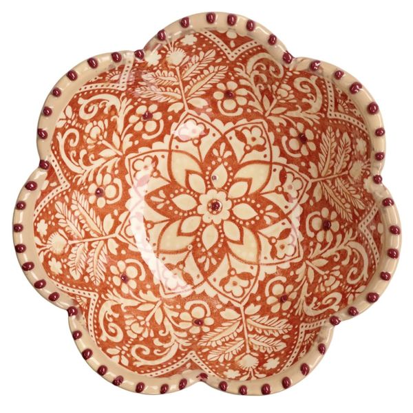 Aris Clay Scalloped sk&aring;l 14cm