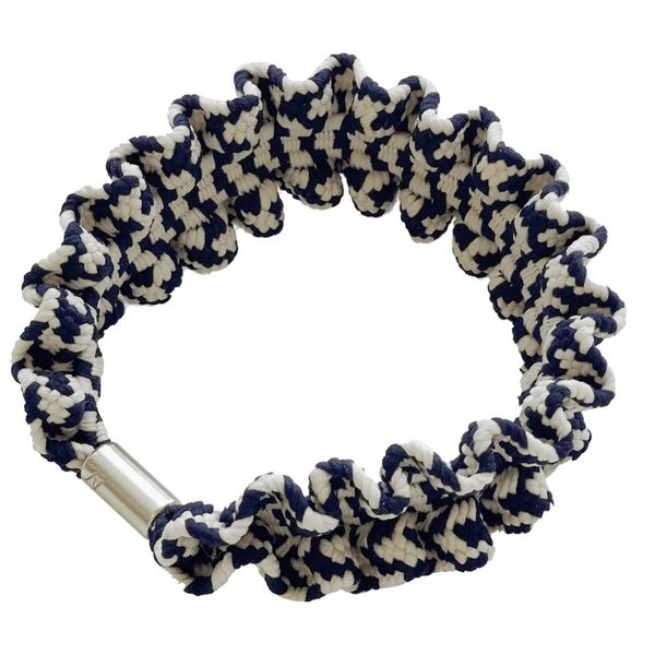 Strikk Alexa - Blueberry/Ivory - Annica Vallin