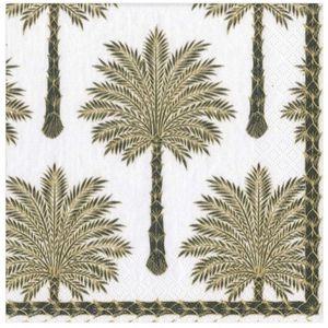 Hovedbilde Servietter Black Grand Palm - lunsj