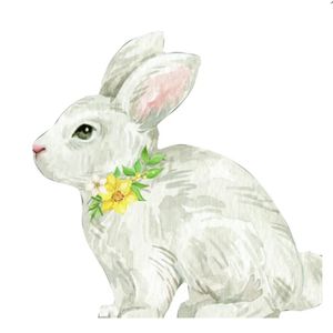 Hovedbilde Servietter Bunny cut out - lunsj