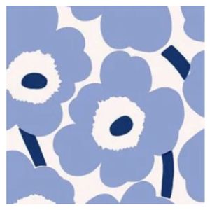 Hovedbilde Marimekko Unikko Light Blue Navy  - kaffe