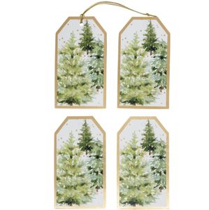 Hovedbilde Gavelapper White Christmas 4 stk