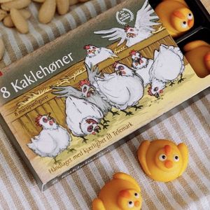 Hovedbilde &nbsp;Marsipan - kaklende h&oslash;ner – 120 g