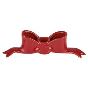 Hovedbilde Lysestake r&oslash;d sl&oslash;yfe - 6*23cm