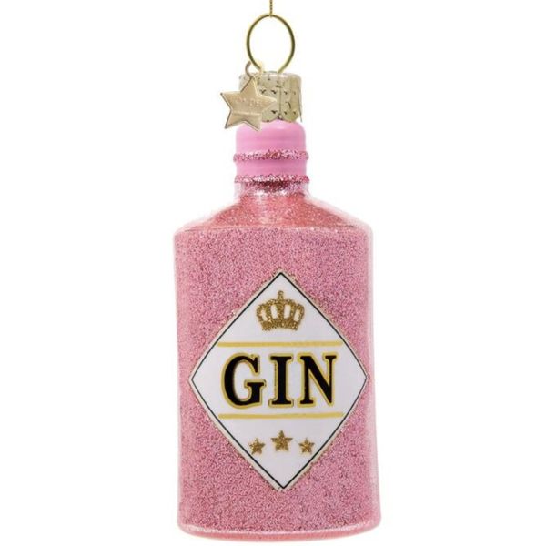 Julekule Gin - rosa 10cm