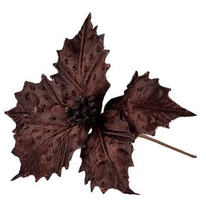 Hovedbilde Julestjerne p&aring; pinne 23cm - brun