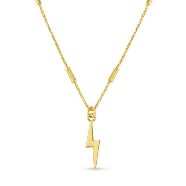Orelia smykke Metal Lightning Charm - gull