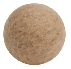 Hovedbilde Ullblomst 2cm beige (14522)